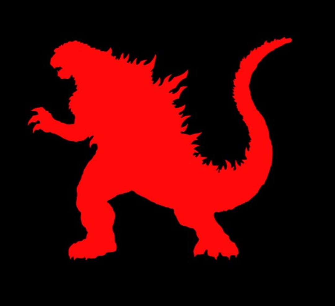 Godzilla Vinyl Decal, Ironon, Vinyl Decals Permanent, Removable