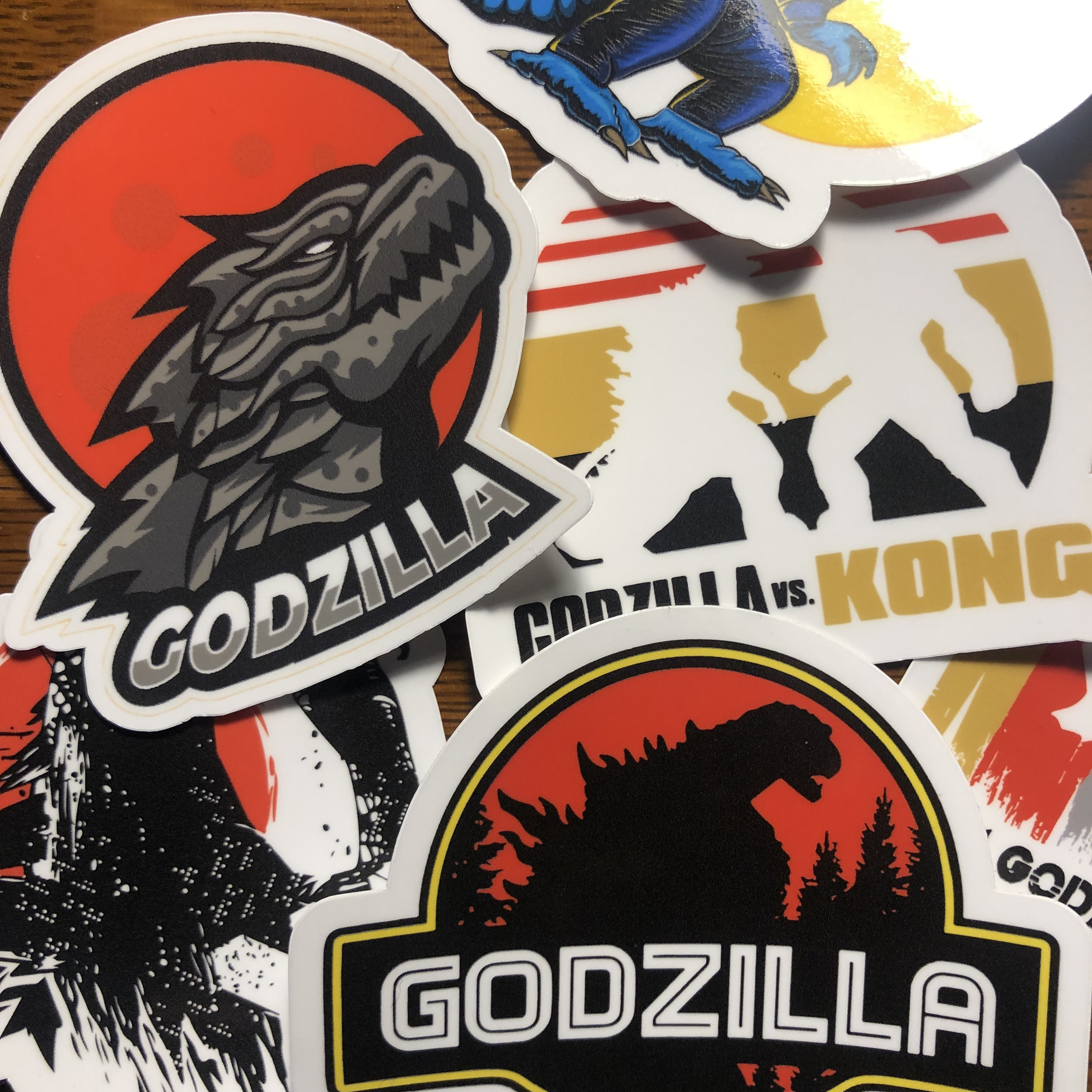 Godzilla VS Kong Vinyl Stickers – LeSaltyOnion
