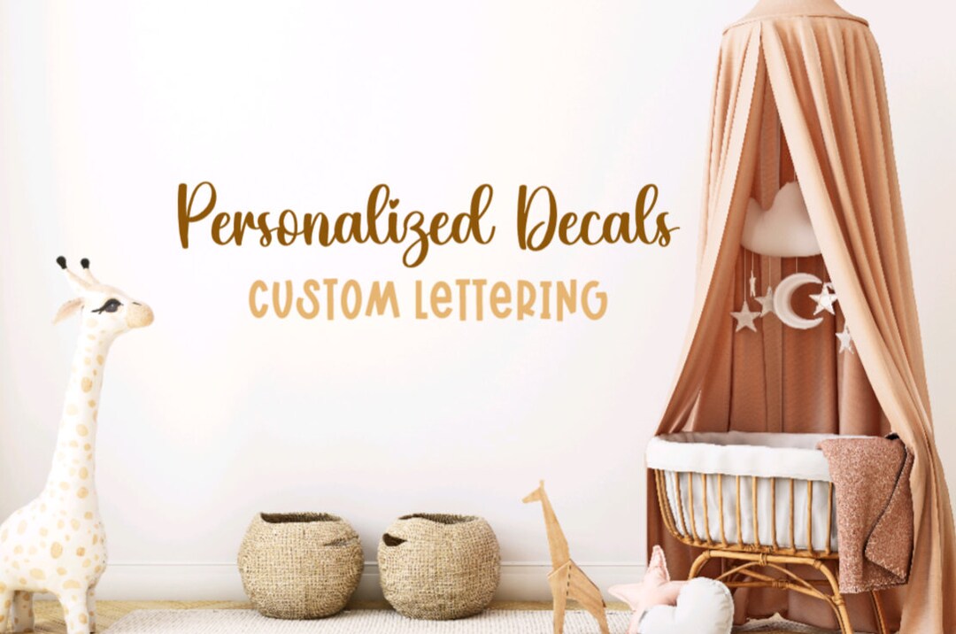 Custom Vinyl Lettering Graphic, Permanent/removable Vinyl for Cars