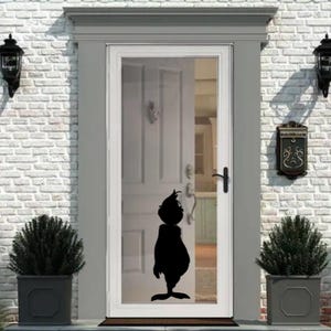 The Grinch  Who Stole Christmas,Fun Christmas Window Decor Window cling, removable Decal or permanent decal Walls, Windows, Doors etc