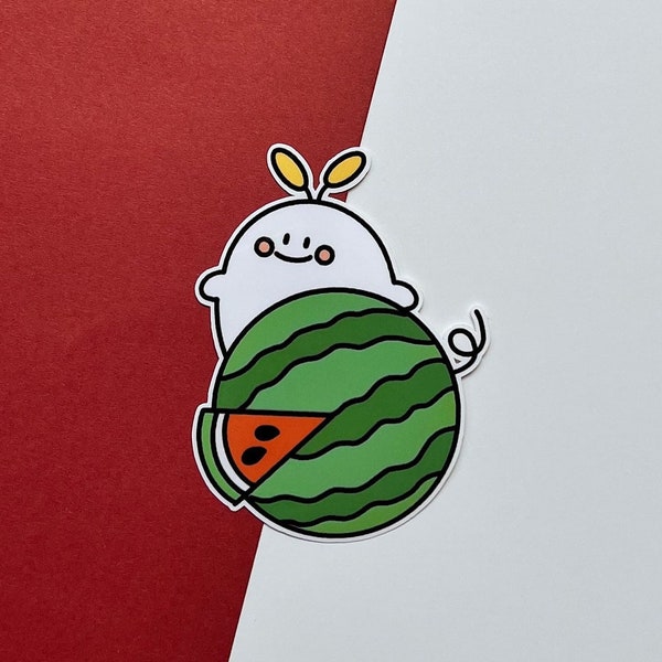 Watermelon Stickers/Summer Stickers/Watermelon/Cute Summer Decoration/Journaling Sticker/Fruit Stickers/Food Stickers/Laptop Sticker/Sticker