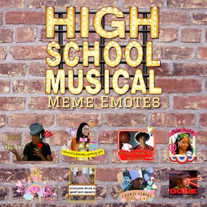 High School Musical Cute Funny Principios de la década de 2000 Twitch Emotes