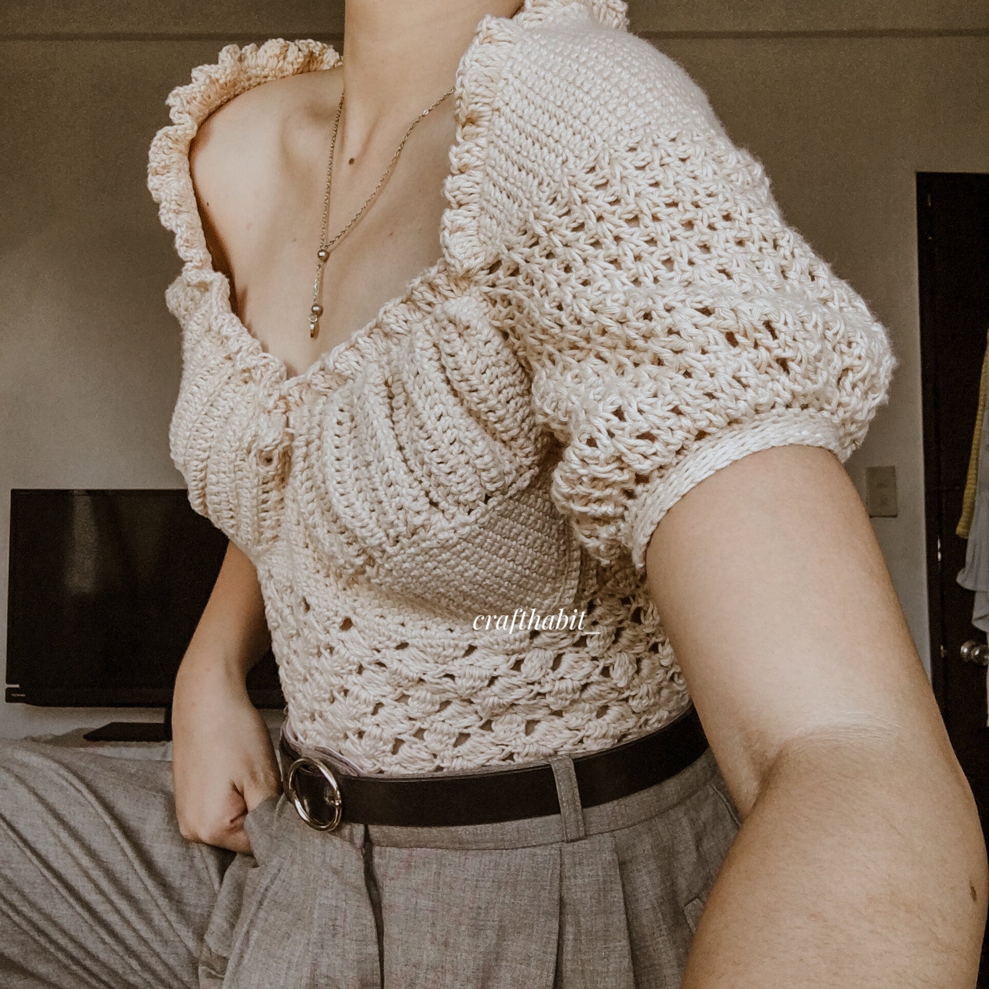 Crochet Top Bustier Ava Pattern - Etsy