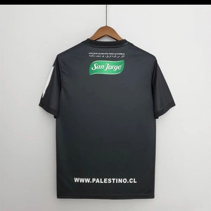 Palestina voetbalshirt zwart afbeelding 2