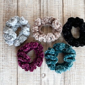 Fluwelen haarscrunchies, haarscrunchieset, haaraccessoires, haarelastiekjes, scrunchiepakket, haarbanden, zacht paardenstaartelastiek