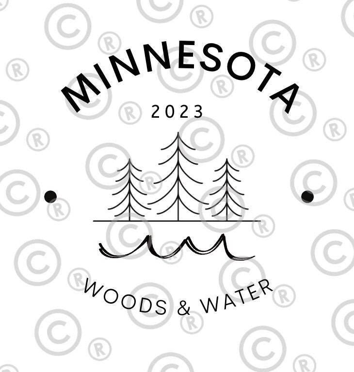 Minnesota Woods and Water SVG Etsy