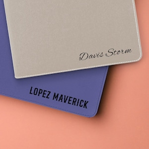 Portafolio de negocios personalizado, Portafolio de cuero personalizado, Portafolio con cremallera, Padfolio personalizado, Regalo de empresa, Regalo de empresa
