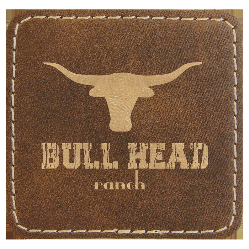 Blank Leather Hat Patches Square Laserable Leatherette Patch Etsy