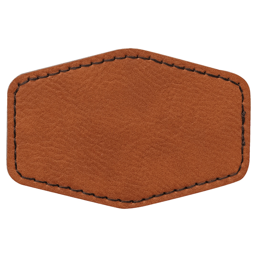 Blank Leather Hat Patches Haxagon Laserable Leatherette Patch With blank-leather-hat-patches-haxagon-laserable-leatherette-patch-with