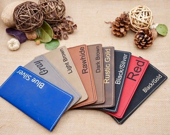 Personalized Checkbook Cover, Customized Leather Check Book Holder, Checkbook Case, Checkbook Wallet, Custom Engraved Checkbook Covers