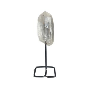 Clear Quartz Point On Stand - Mind, Focus, Clarity - A