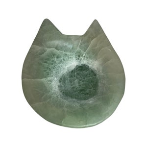 Green Aventurine Bowl - Cat