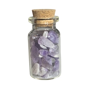 Crystal Chip Bottle - Amethyst