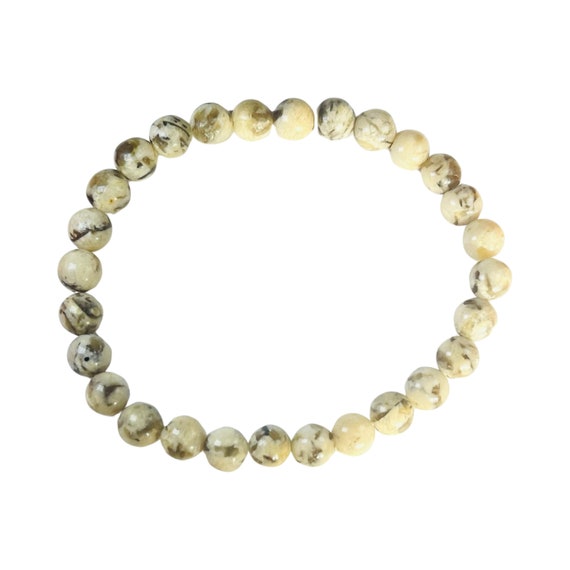 フェルスパーブレスレット - 6 mm - 創造性の宝石 - Etsy 日本