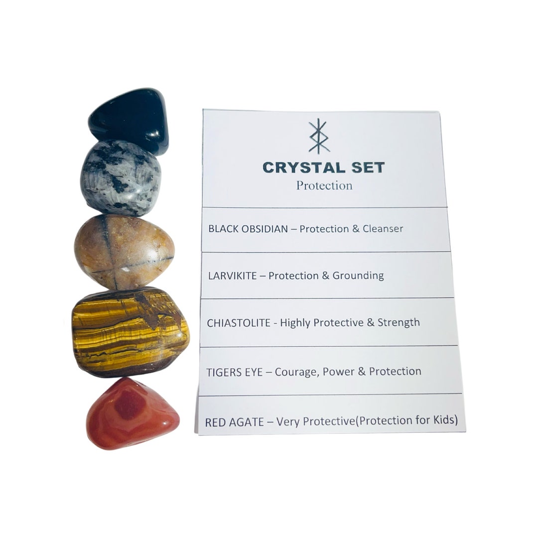 Protection Crystal Set Crystal Set - PROTECTION - Etsy