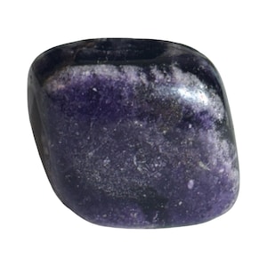 Purple Fluorite - Tumbled Stone - B