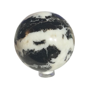 Zebra Jasper Sphere - Stand Included  - A