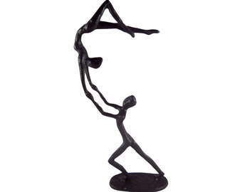 Flightful Lovers Metal Statue