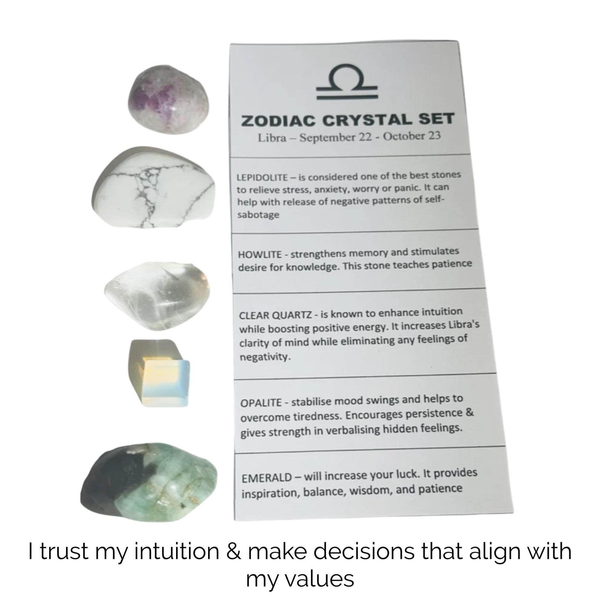 Buy Zodiac Crystal Set LIBRA Online in India