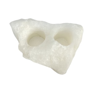 Clear Quartz Candle Holder - Z
