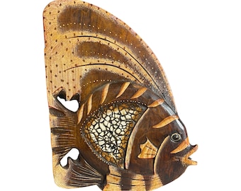 Handgeschnitzter Fisch - C