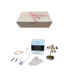 Amethyst & Rose Quartz Gift Box