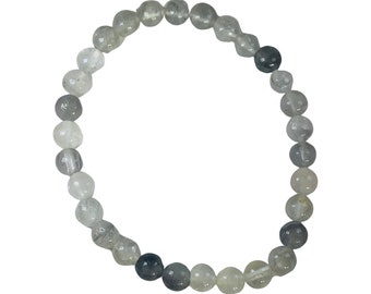 Bracelet quartz fumé - 6 mm - Mise à la terre, compensation, action pratique