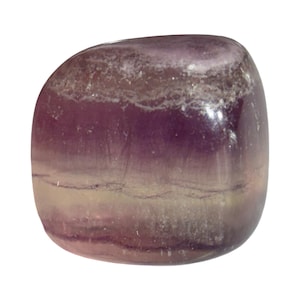 Purple Fluorite - Tumbled Stone - A