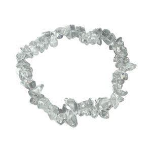 Clear Quartz Chip Bracelet - Mind, Focus, Clarity
