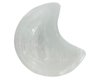 Selenite Moon Bowl
