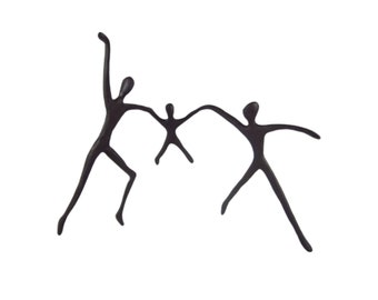 Family Metal Statue