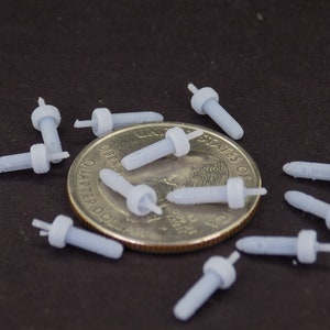 Set of 12, Skirmish scale Xapmat Gunboat Squadron, very tiny, miniature starship, resin 3d print