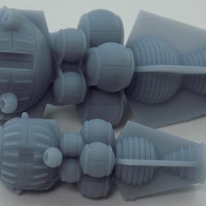 Sphere Fleet, squadron scale miniature starships, resin 3d print