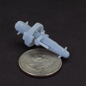Wellspring Fleet, squadron scale miniature starships, resin 3d print
