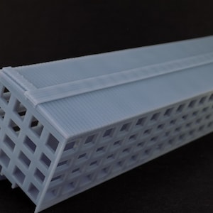 Vagón de madera con laterales de cartón, escala HO, techo normal, detalles en la descripción, impresión 3D, modelo de ferrocarril