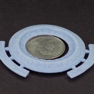 Station scale FTL Gates, miniature starship, resin 3d print