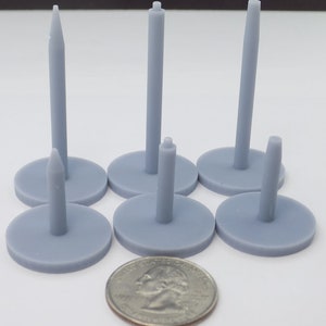 Circle Flight Bases/Stands, *Please read the description*, 3d printed resin flight stands bases for aircraft and starships