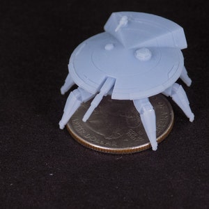 Set of 4, 6mm Camel Spider Mech Tank, miniature AFV, resin 3d print, 1/300, 1/285