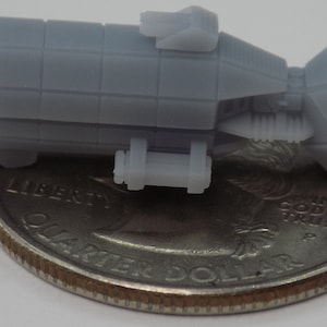 Skirmish scale Rhadfili Frigates, miniature starship, resin 3d print
