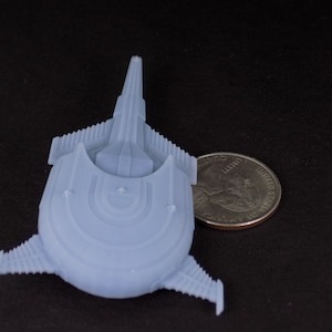 Skirmish scale Wadjlos Cruisers, miniature starship, resin 3d print