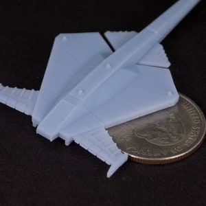 Escala de escaramuza Wadjlos Destroyers, nave espacial en miniatura, impresión 3D de resina