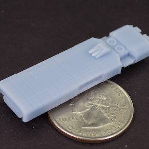 Skirmish scale Rhadfili Carriers, miniature starship, resin 3d print