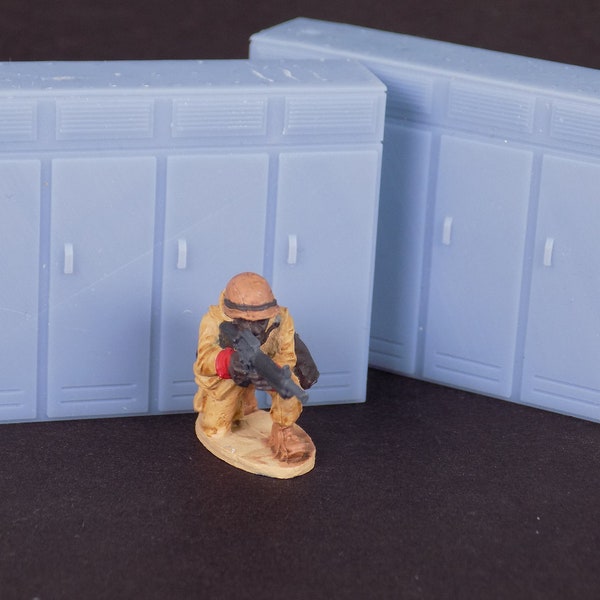 Set of 2, Electrical Cabinet, 3d printed tabletop terrain, 28mm/35mm, 1/50 scale