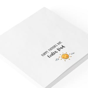 Bloc-notes pour la fête des pères, papa adoptif, pense-bête personnalisé, cadeau pour papa adoptif, jolies fournitures de bureau, papeterie pour parents