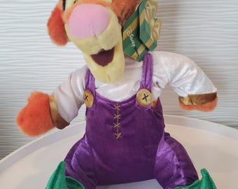 Peluche exclusivo de Disney Store: Tigger Elf de Navidad, 33 cm, nuevo con etiquetas, Winnie the Pooh