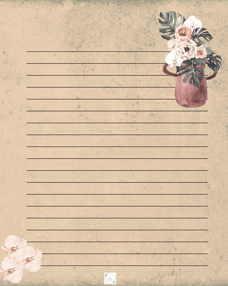 Printable Stationary, Printable Journal, Printable Notebook, Journal ...