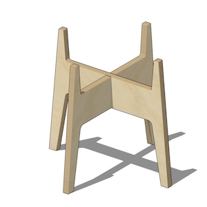Minimalist Plant Stands - CNC Files for Plywood Furniture