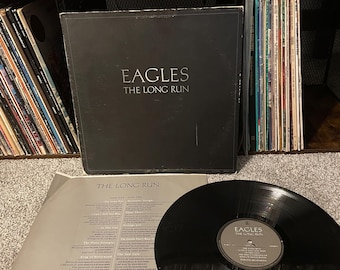 Eagles – The Long Run (ca. 1979) – Vintage Vinyl LP 5E-508 Classic Rock Album VG