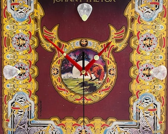 Thin Lizzy Johnny The Fox Upcycled Record Album Wall Clock ca. 1976