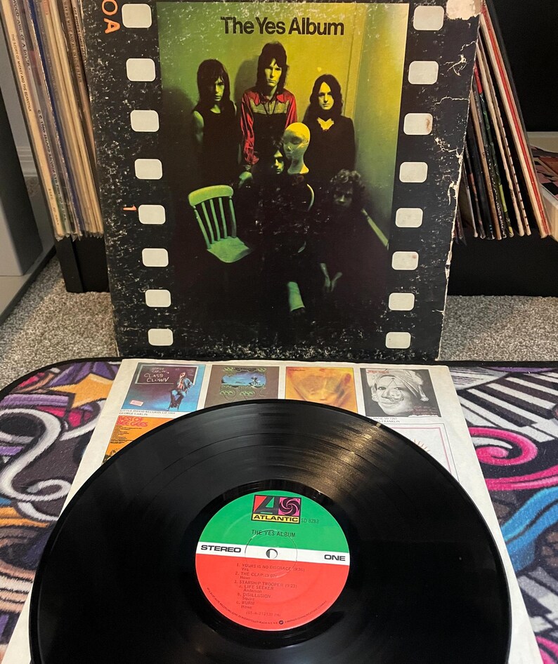 Yes the Yes Album Gatefold LP SD 8283 Presswell 1st Pressing Atlanta ...